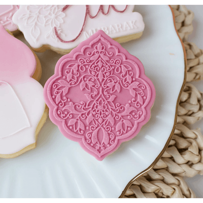 Tampon 3D + Cutter - Forme Orientale et Motifs - OH MY COOKIE