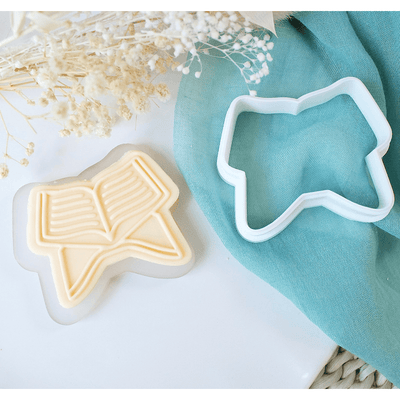 Tampon 3D + Cutter - Mini Livre Ouvert - OH MY COOKIE