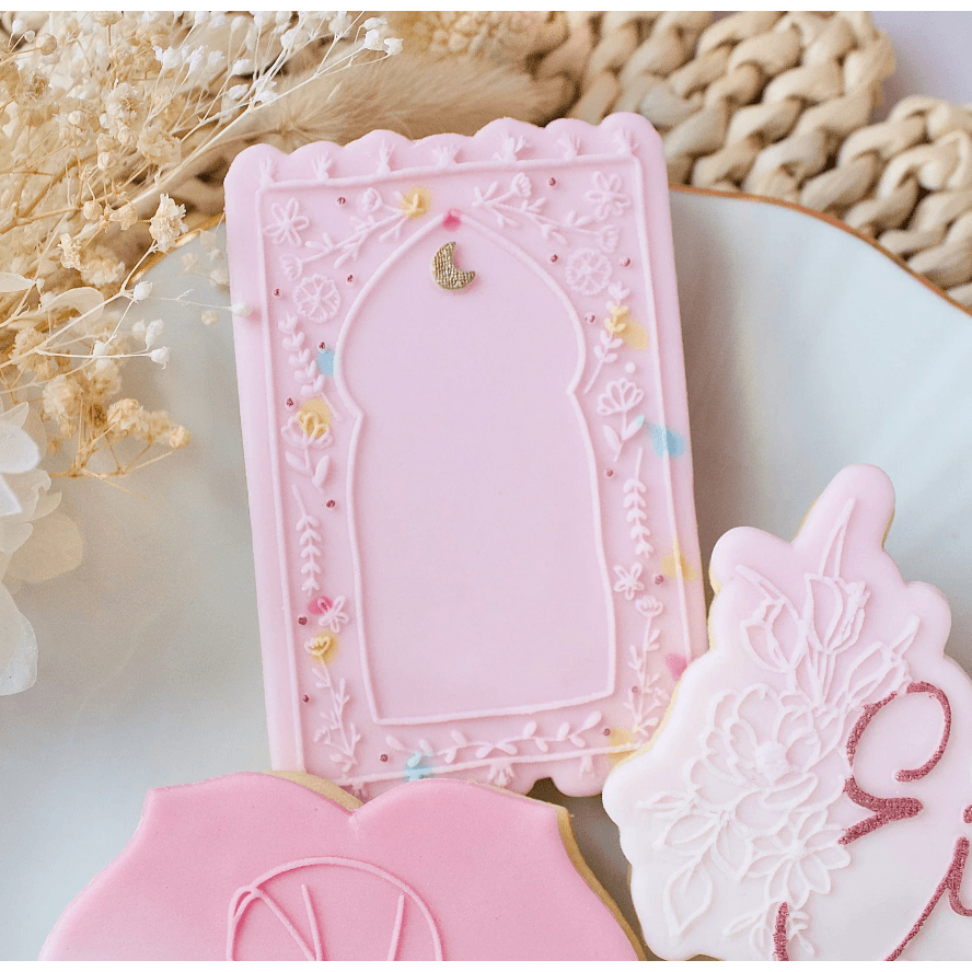 Tampon 3D + Cutter - Tapis de Prière Fleuri - OH MY COOKIE