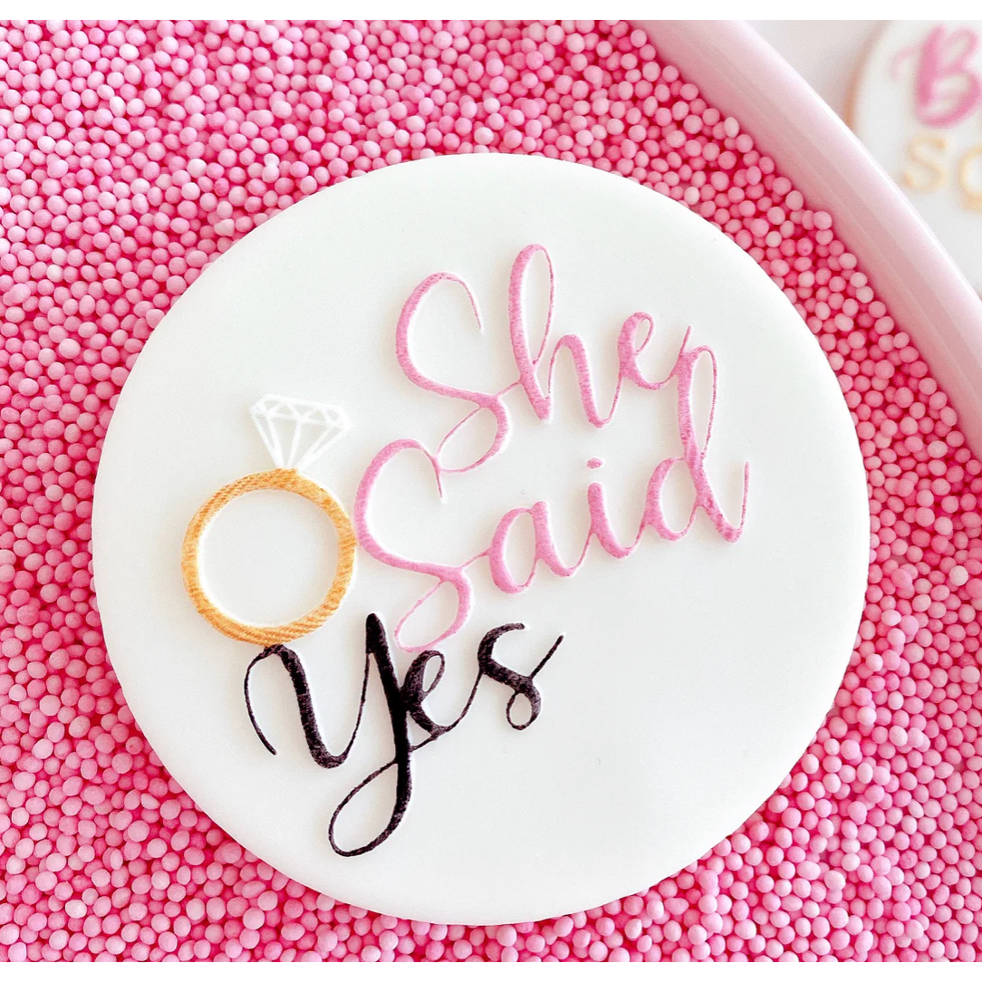 Tampon 3D - She said Yes - OH MY COOKIE