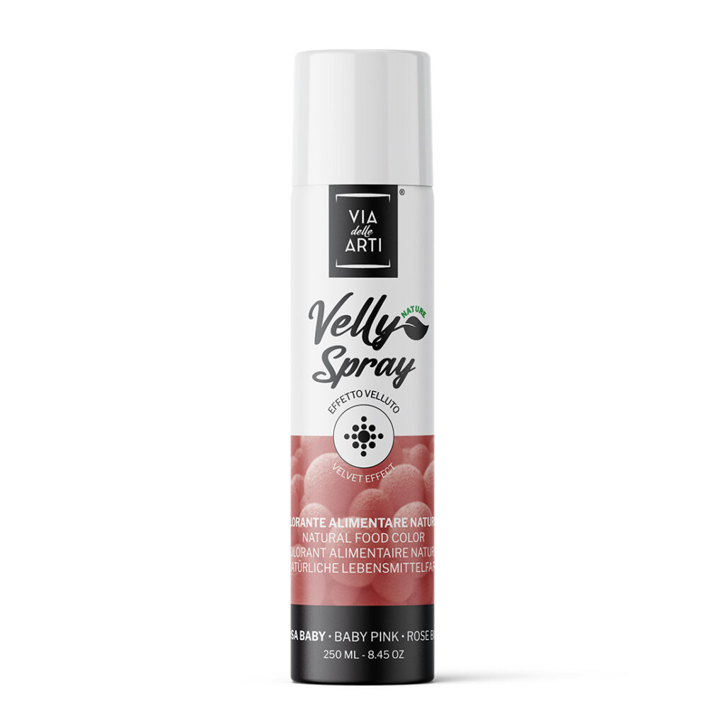 Velly Spray Flocage Velours - Peach Pink 250 ml - VELLY FOOD