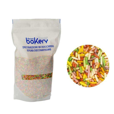 Vermicelles de sucre - Color Mix 1Kg - DECORA
